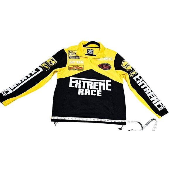 R3bel Extreme Race Half Zip Size M Yellow & Black - Picture 7 of 7